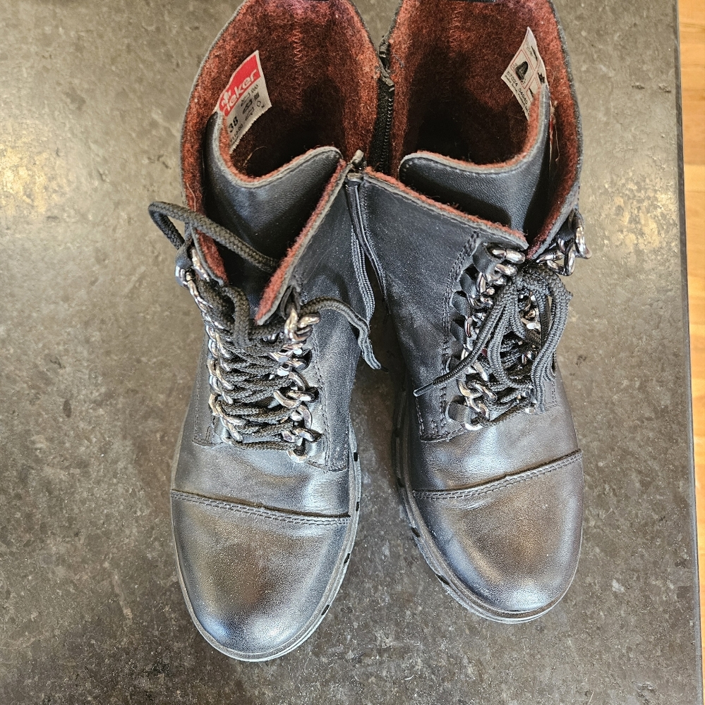 Black Reiker Boots